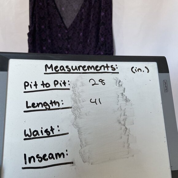 Disney Villains Purple & Black V-Neck Dress With Button Details & Puff Sleeves 4 - Picture 6 of 7